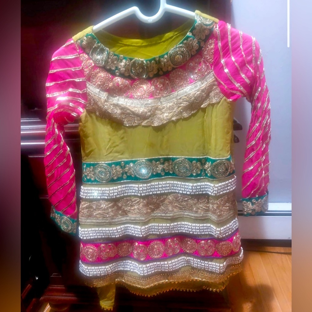 Pink Desi Party Dress
